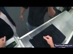 Tight housewife fucked in the backroom